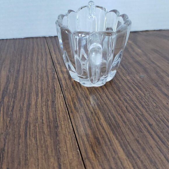 Vintage 1930s Heisey Crystolite Oval Clear Glass Cream and Sugar Set - Picture 6 of 10